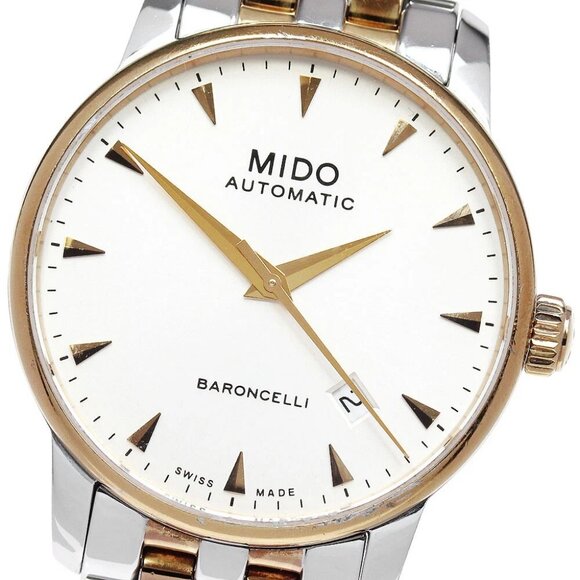 MIDO Baroncelli M8600B Date Silver Dial Automatic Men's Watch_849803 - Picture 9 of 11
